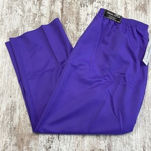 18W // Alfred Dunner NWT Purple Violet Classic Fit Pull On Pants